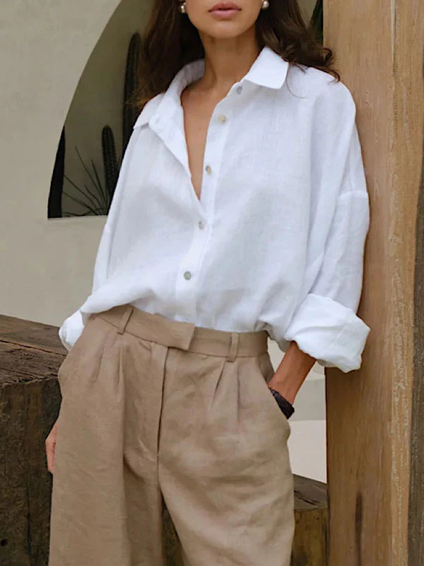 Classic Long Sleeve Button Shirt