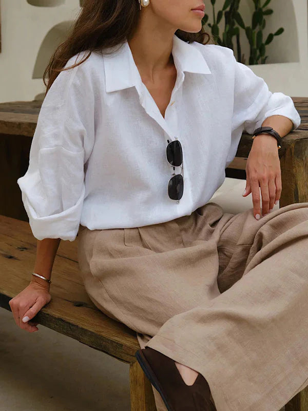 Classic Long Sleeve Button Shirt