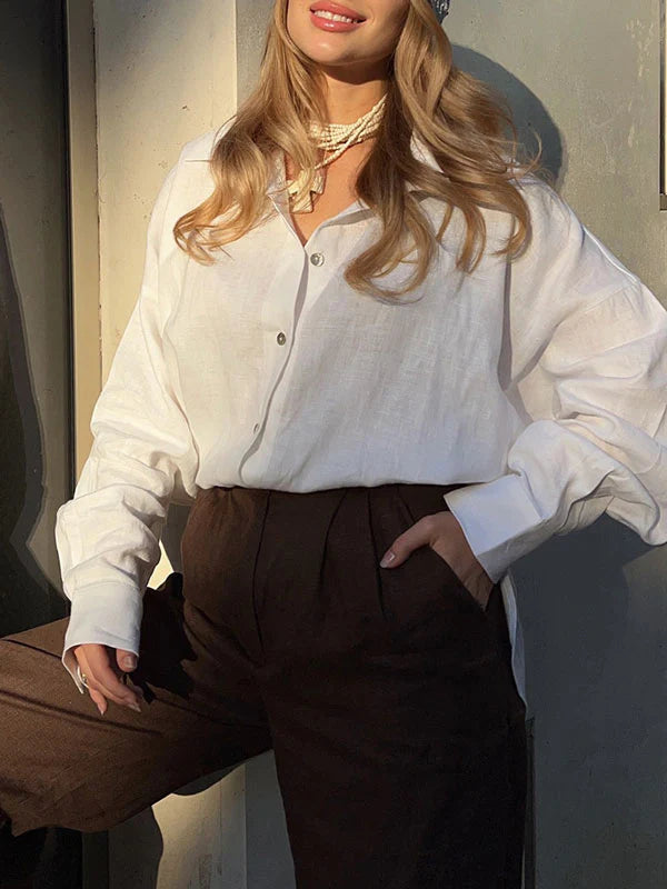 Classic Long Sleeve Button Shirt