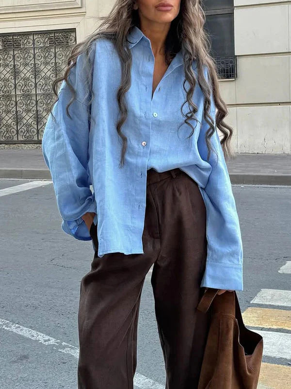 Classic Long Sleeve Button Shirt