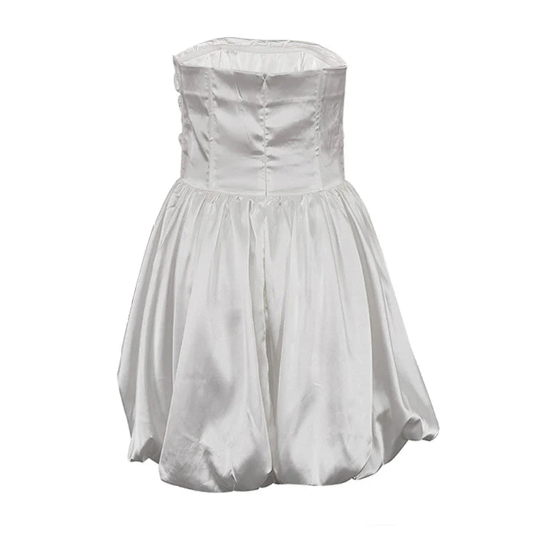 Sleeveless Ruched Mini Dress
