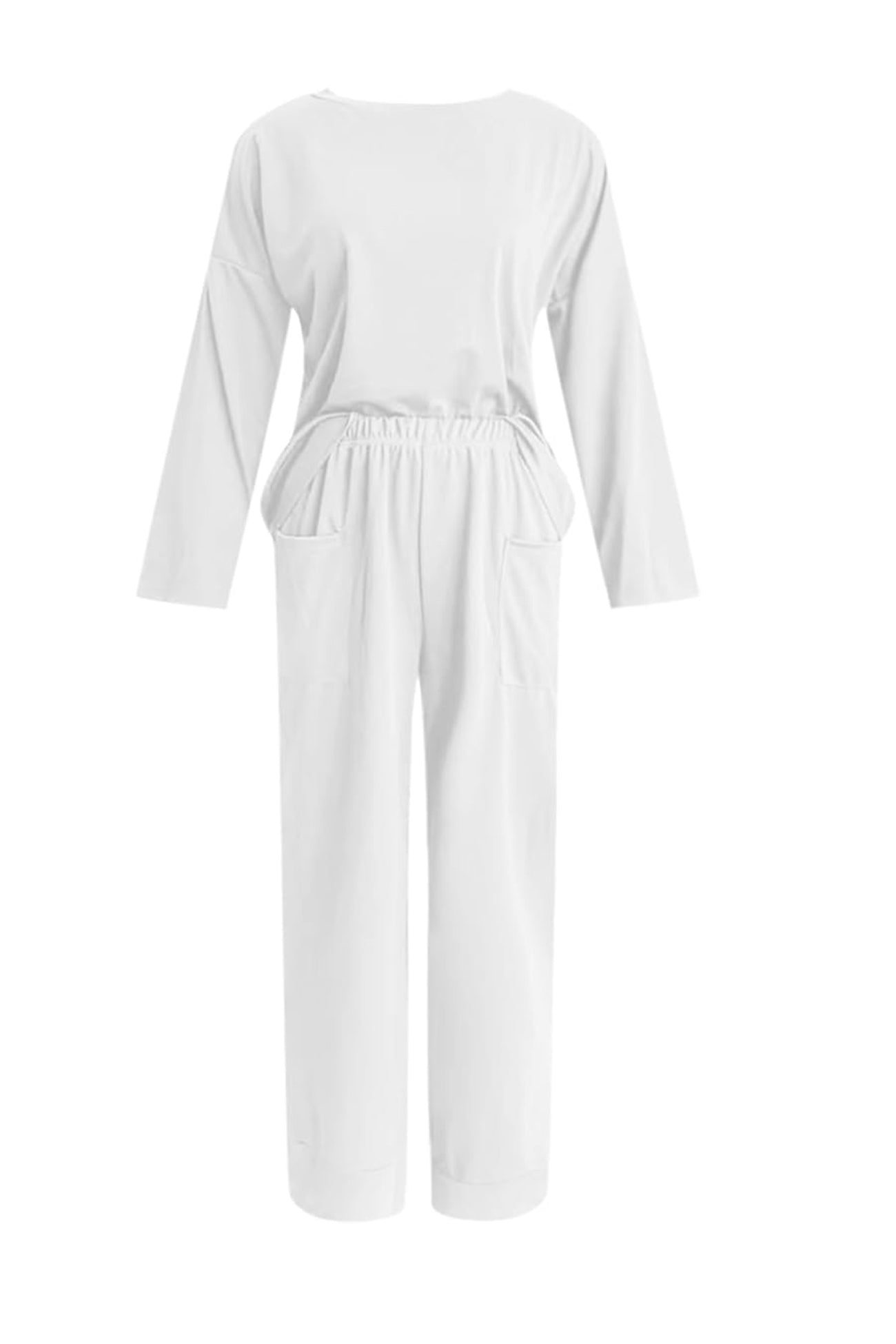 Long Sleeve Pullover Harem Pants Set