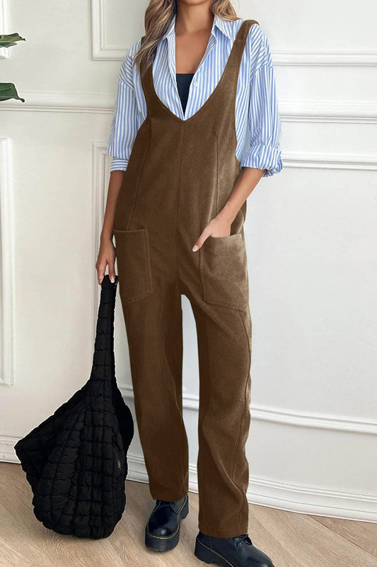 Polar Fleece Front With Pockets Overall pants