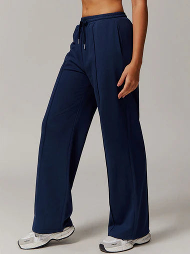 Side Stripe Wide Leg Trousers