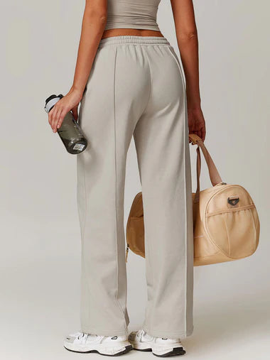 Side Stripe Wide Leg Trousers