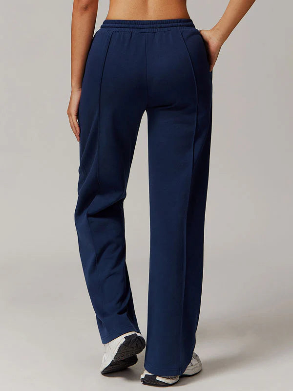 Side Stripe Wide Leg Trousers