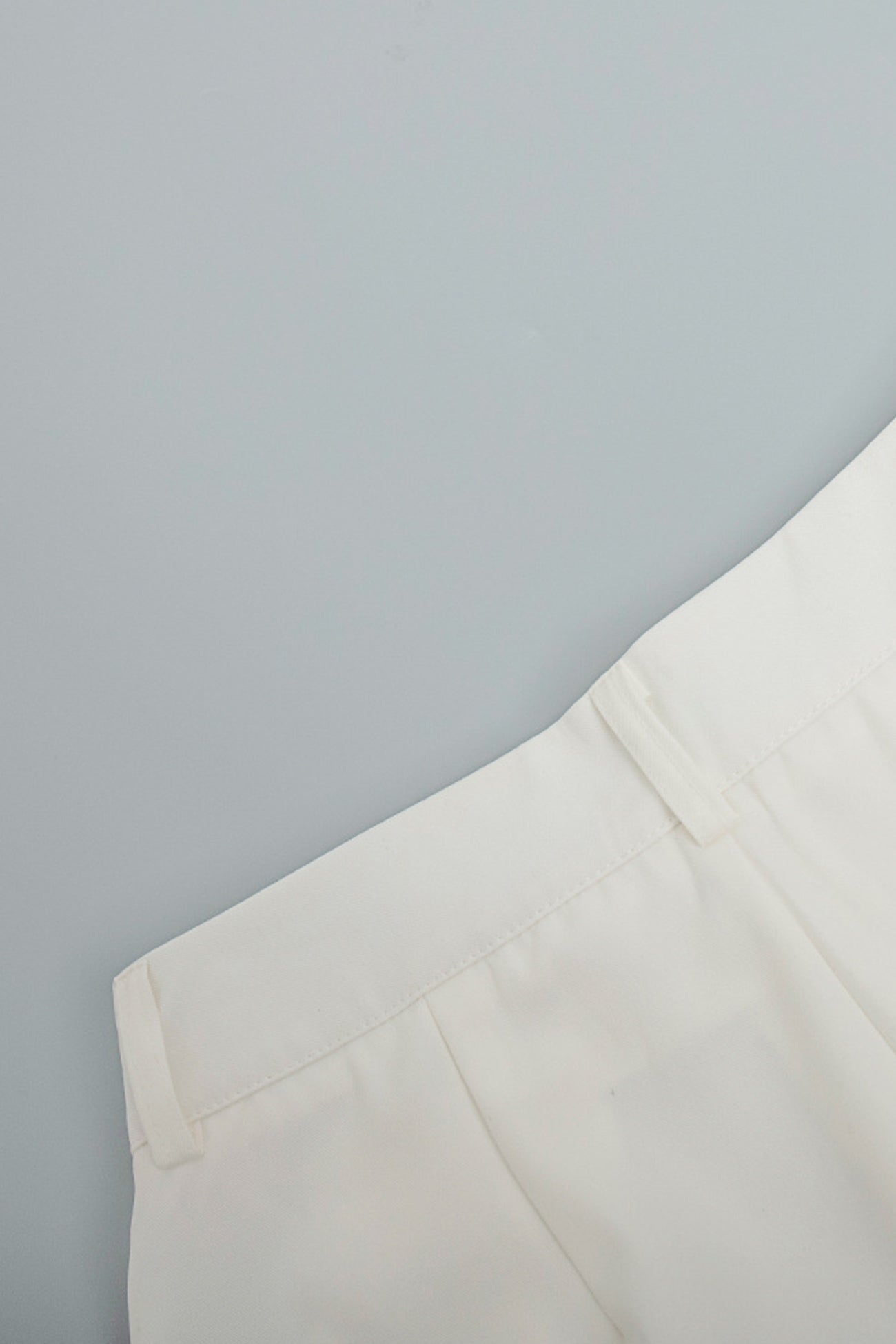 White High Rise Wide Leg Long Pants
