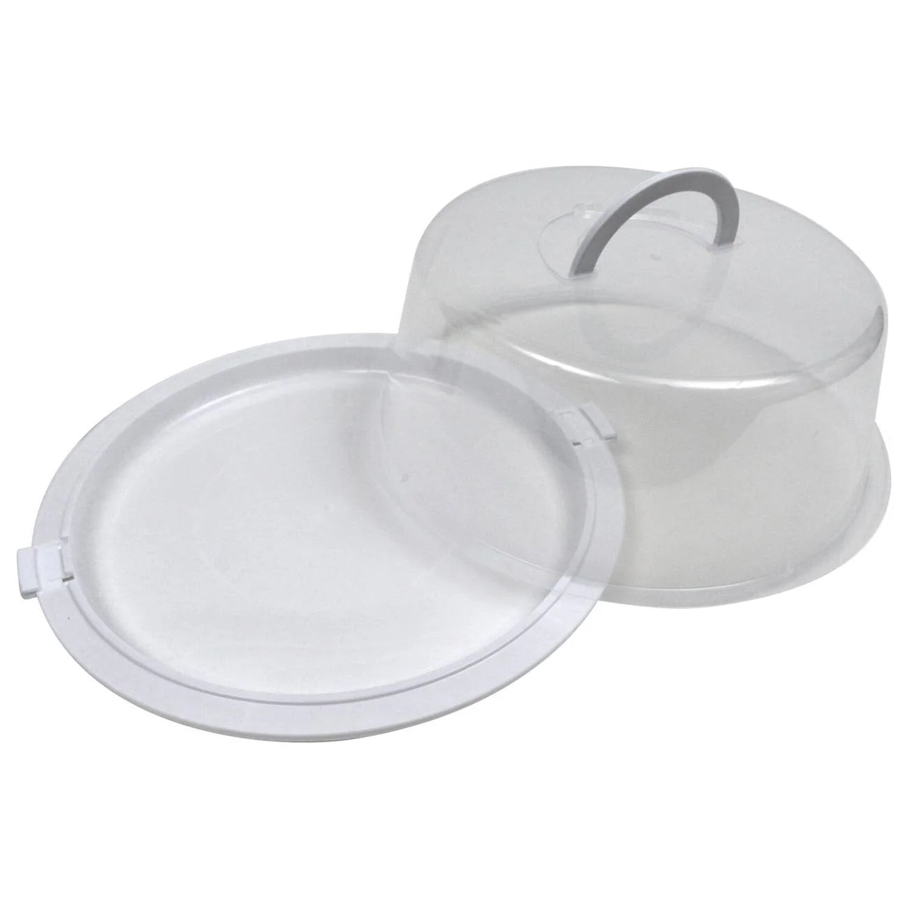 Sure Fresh Reusable Plastic Cake Container with Lid, 12x4.75 in.