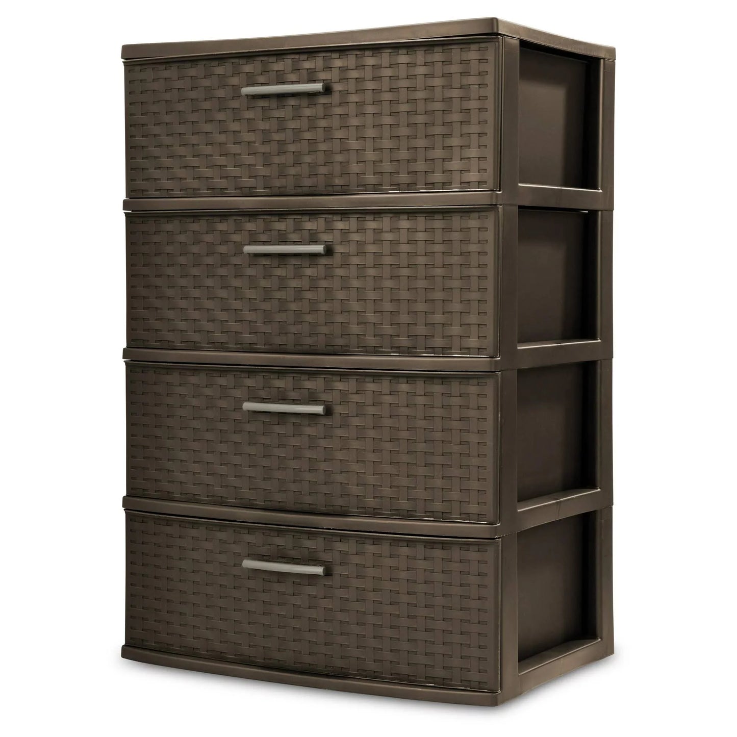 Sterilite 4 Drawer Wide Weave Tower - Espresso