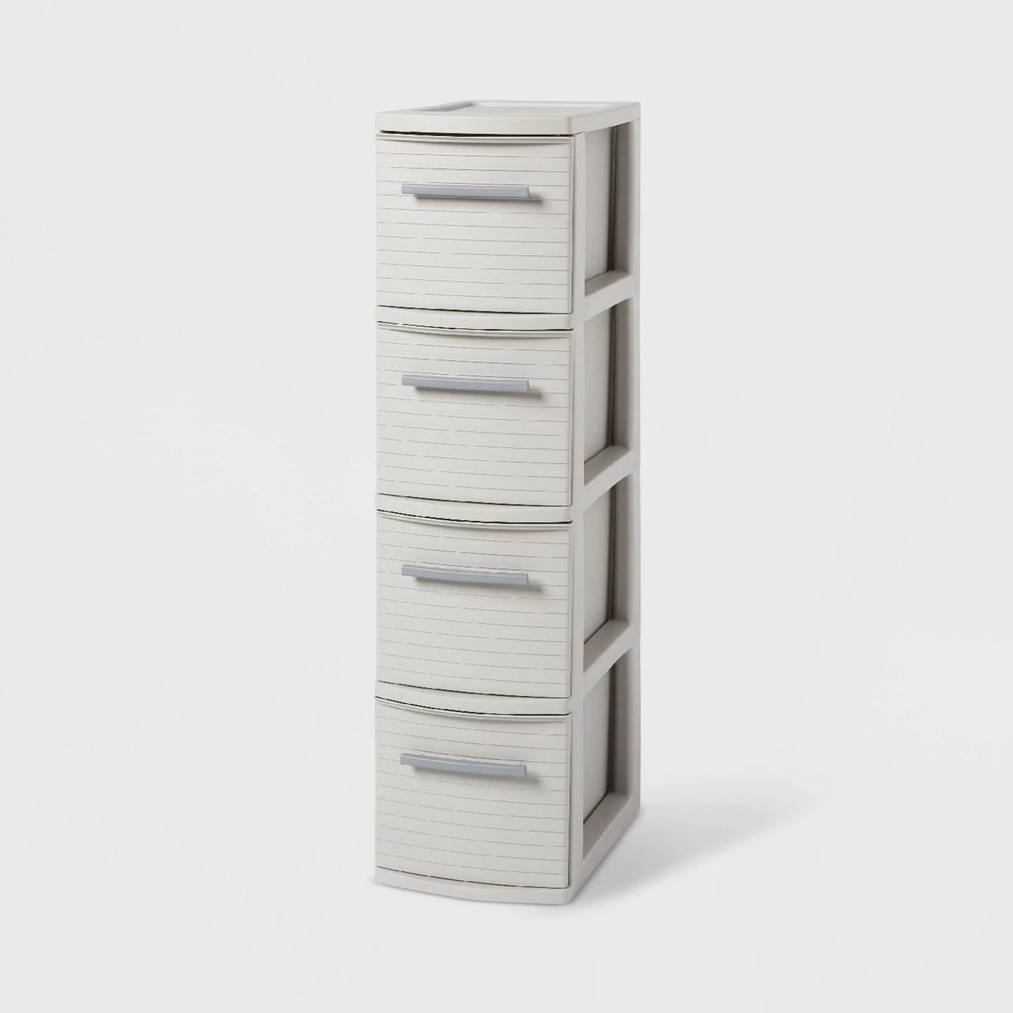 4 Drawer Skinny Tower Dark Gray - Brightroom