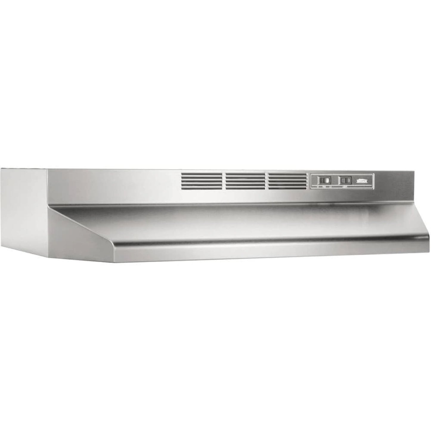 Broan 30 Ductless Under Cabinet Range Hood; Stainless Steel