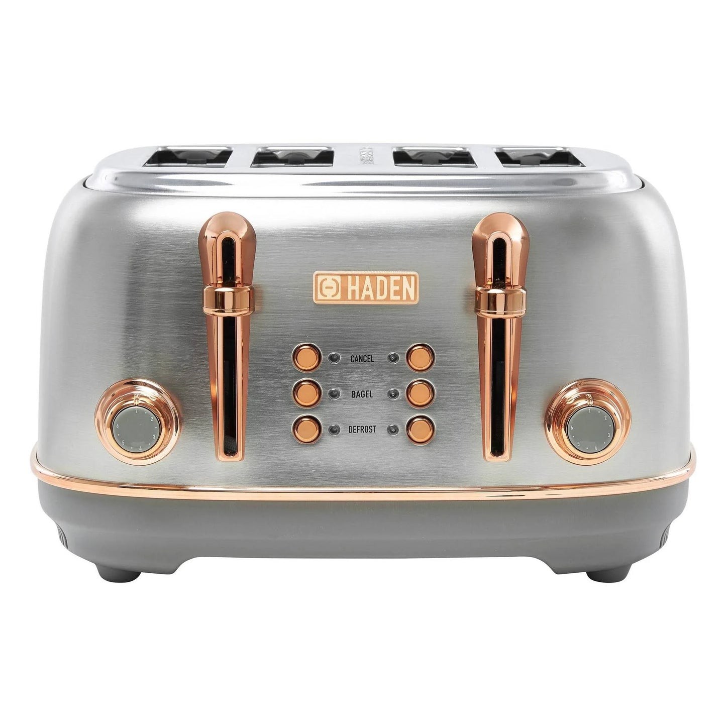 Haden Heritage 4-Slice Wide Slot Toaster ,Steel