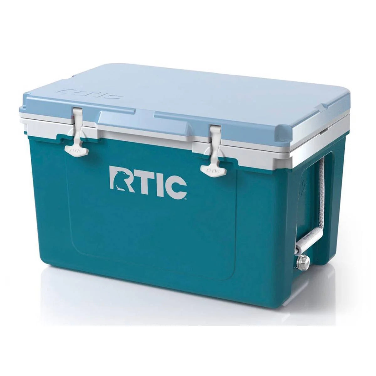 RTIC 52 Quart Ultra-Light Hard Cooler Deep Harbor/RTIC Ice Lightweight Heavy Duty Rope Handles T-Latch Closure