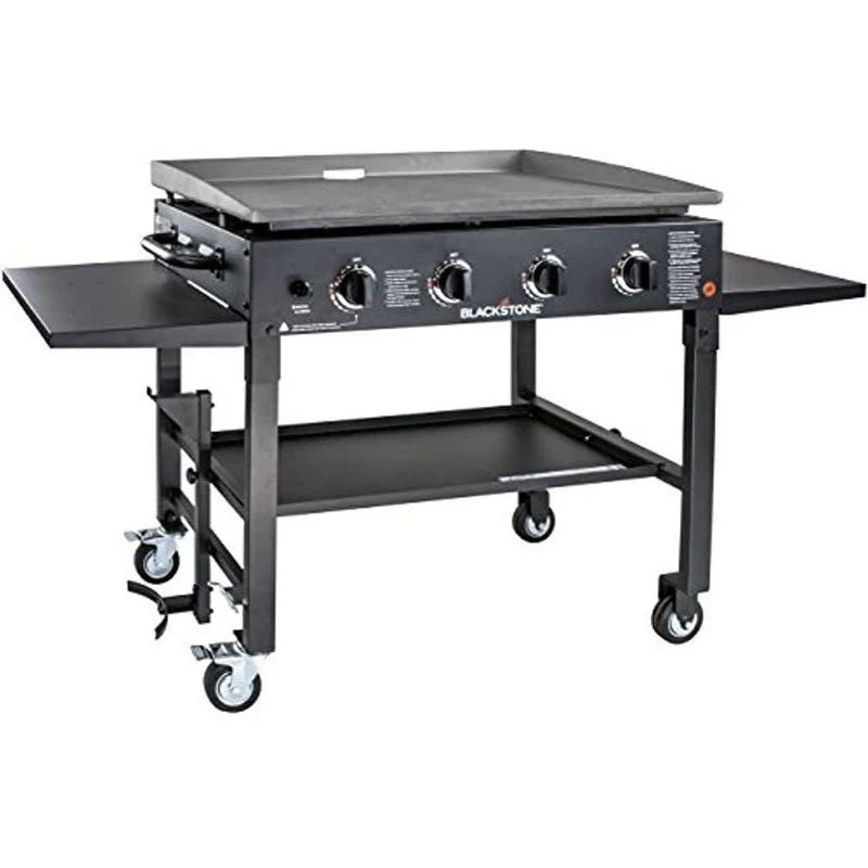 Blackstone 4-Burner 36" Griddle Cooking Station with Side Shelves