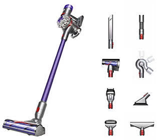 Dyson V8 Animal Extra Cordless Vacuum Cleaner, Silver/Purple