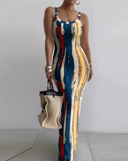 Long Dress Slim Sleeveless Bodycon Maxi Dresses